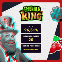 Emerald King Slot | Bonus Features sind ein echter Knaller